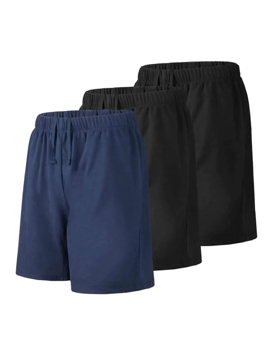 Liloak Multipack Athletic Shorts Men 7 InchCotton Knit Shorts MenMens SweatShorts with Pockets for WorkoutGymRunning