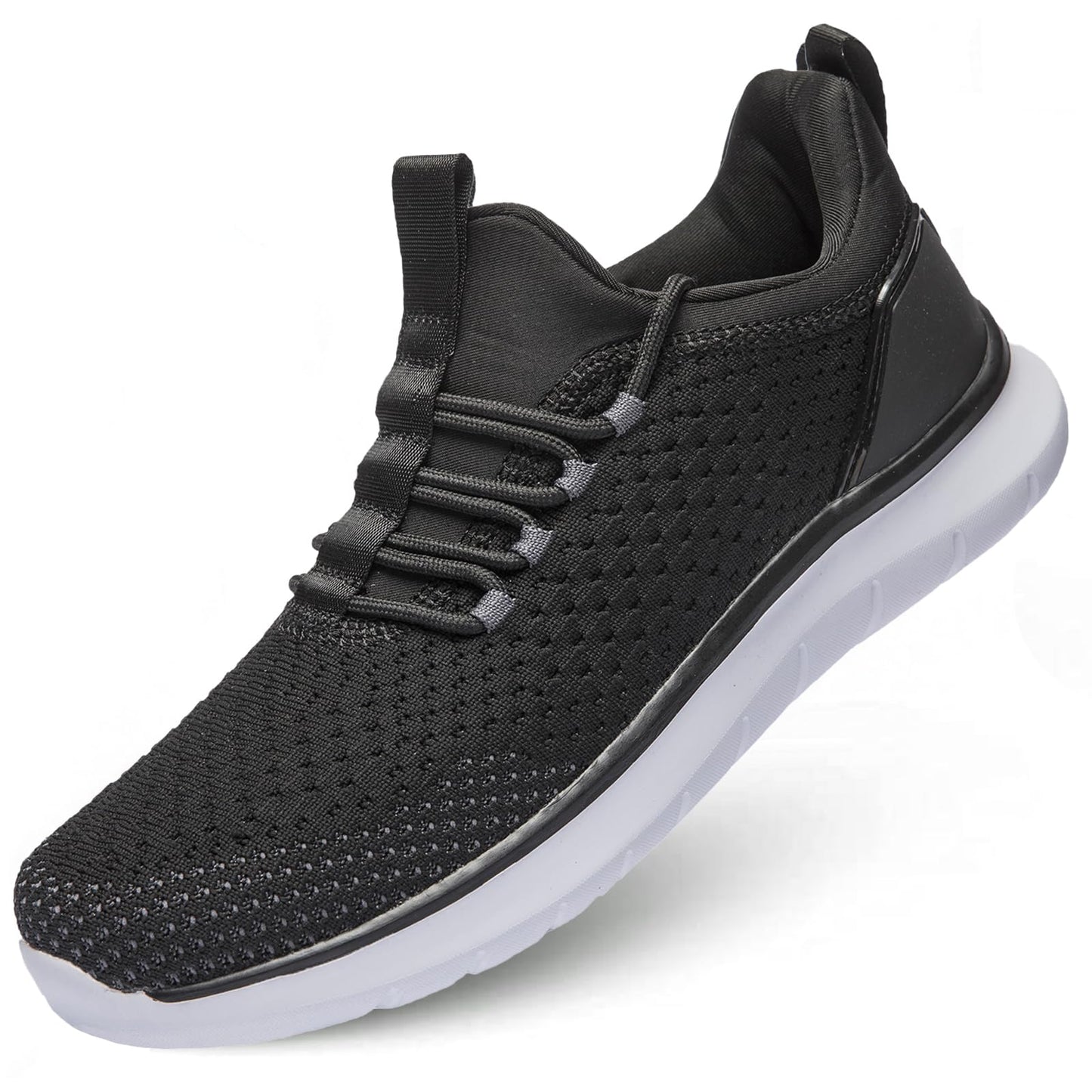 Ranberone Mens Walking Shoes Athletic Running Sneakers Casual Daily Shoes Size 15 Black