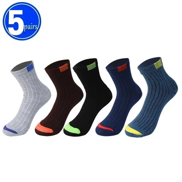 Men's Bamboo Fiber Sports Socks, Breathable & Odor-Free