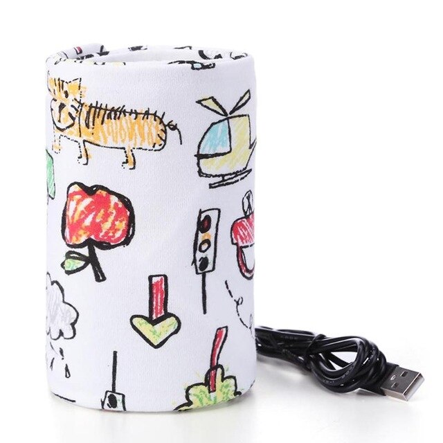 Portable USB Milk Warmer Bag for Baby Bottles