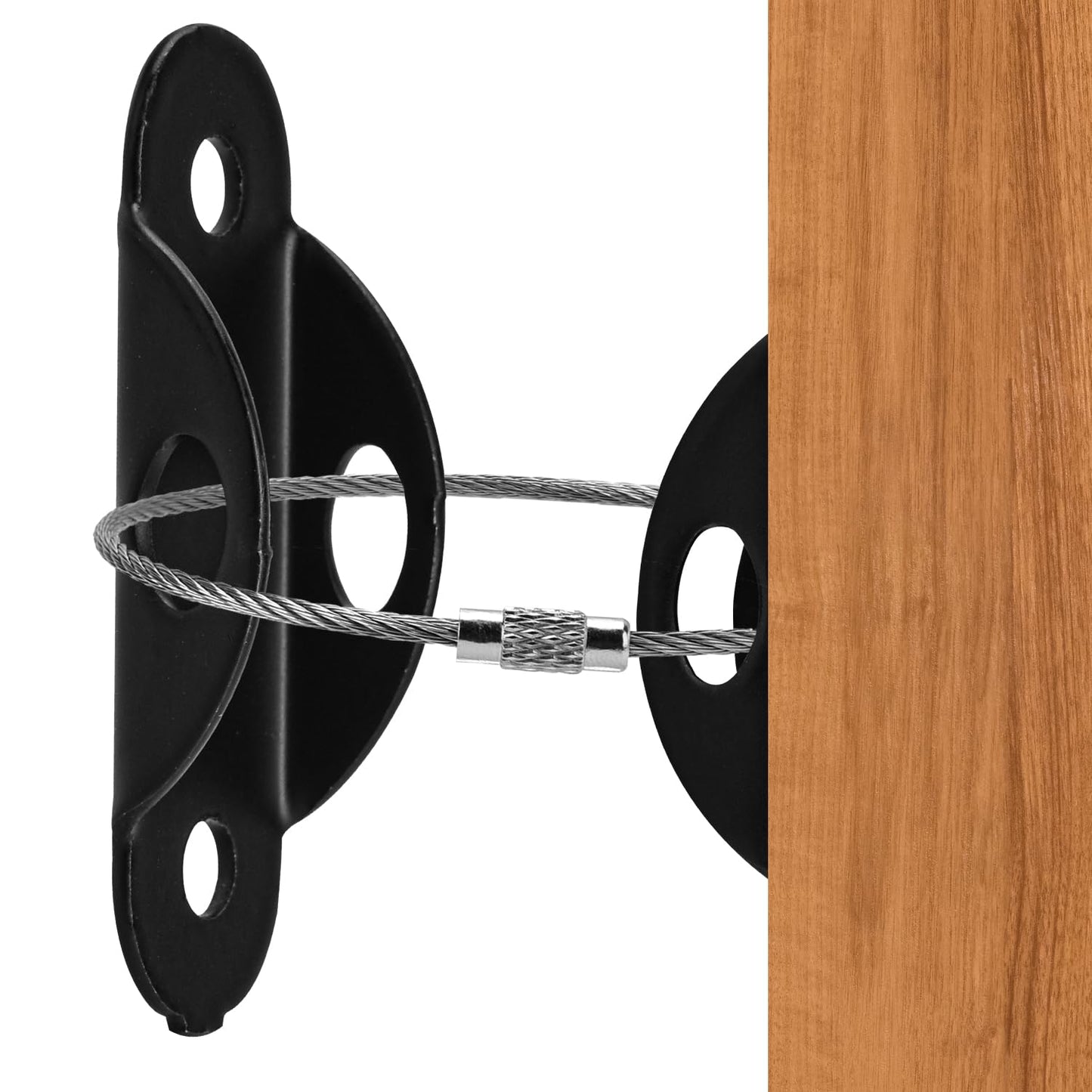 Anti Tip Furniture Anchors for Baby Proofing(10 Packs) 400 Pounds Furniture Wall Anchor Earthquake Straps Secure/Keep Baby Safety from Tipping/Falling Furniture Dresser Bookshelf Cabinet