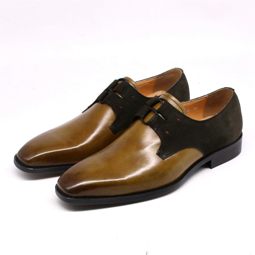 British Style Carved Leather Business Suit Shoes