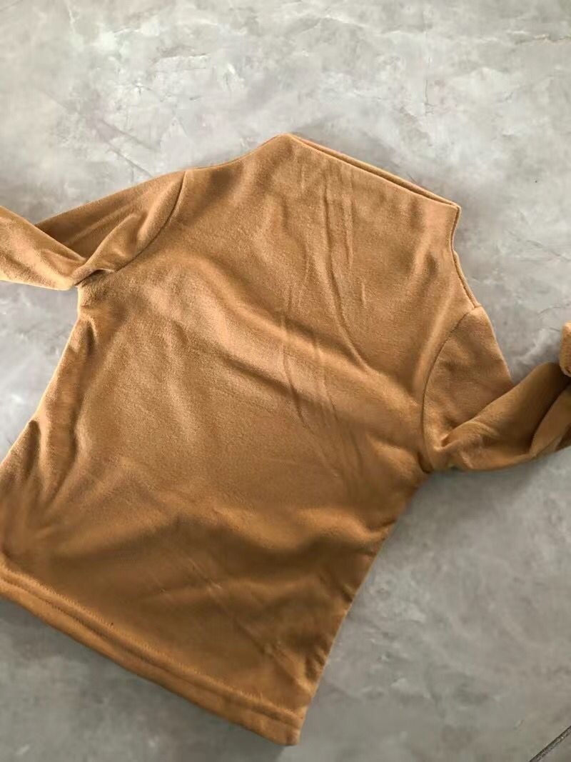 Autumn Winter Long Sleeve T-shirts for Kids and Cashmere Tops