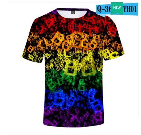 Rainbow Couple Short Sleeve T-Shirts (Matching Set)