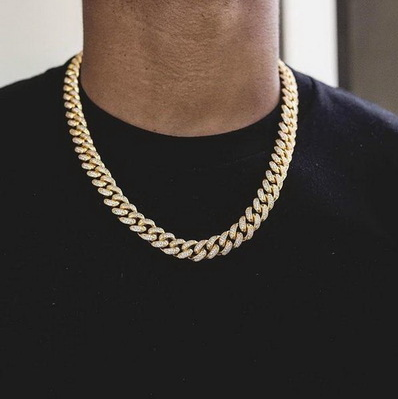 Men's Full Diamond Necklace