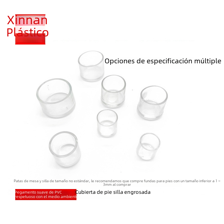 Transparent Thick Chair Leg Protectors for Furniture