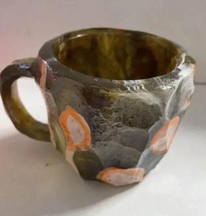 400ml Resin Mineral Crystal Coffee Mugs