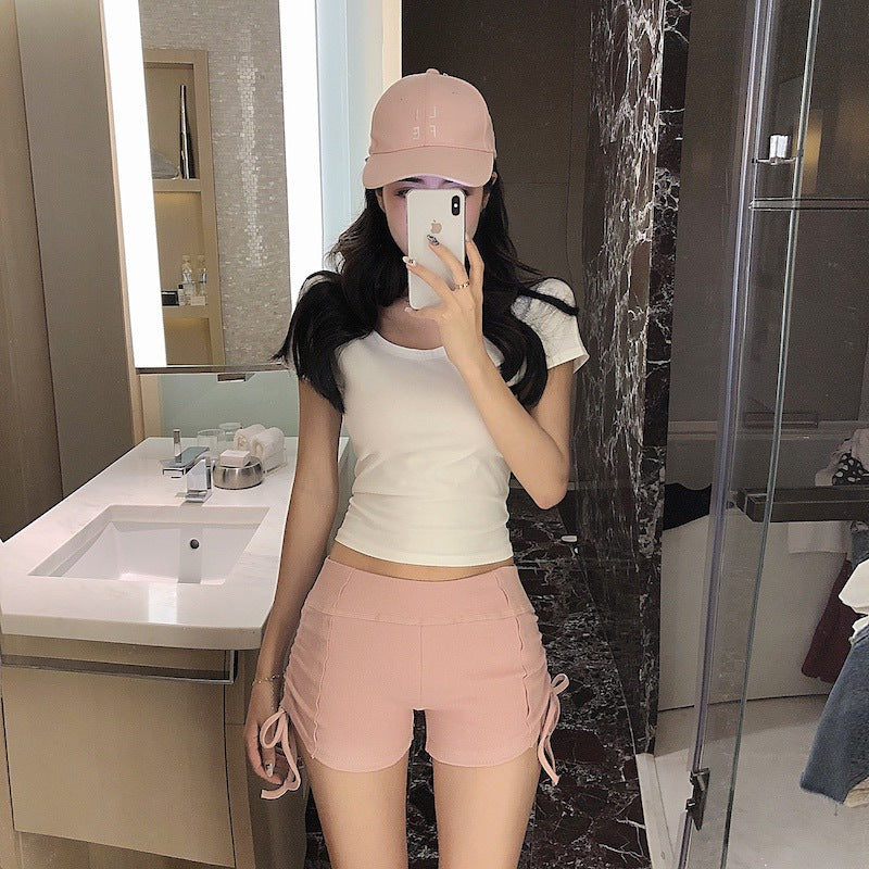 High-Waisted Athletic Shorts for Fitness and Sports