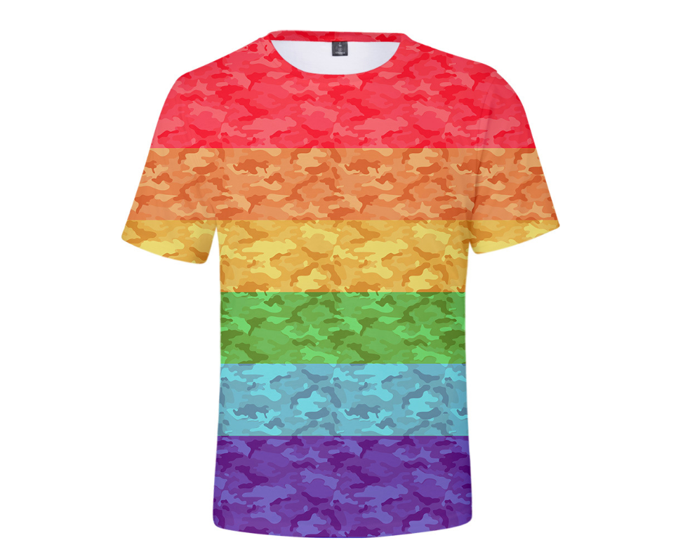Rainbow Couple Short Sleeve T-Shirts (Matching Set)