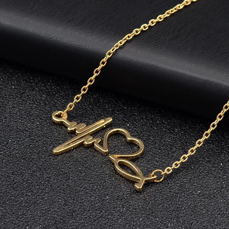 Heartbeat Jewelry - EKG Necklace