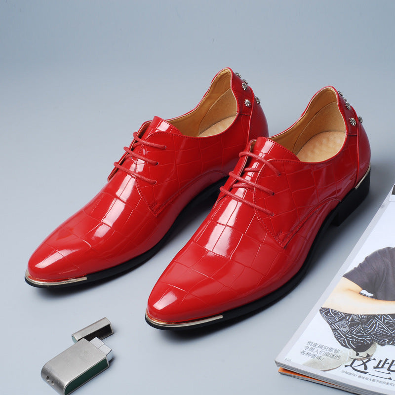 Bright Leather British Business Shoes