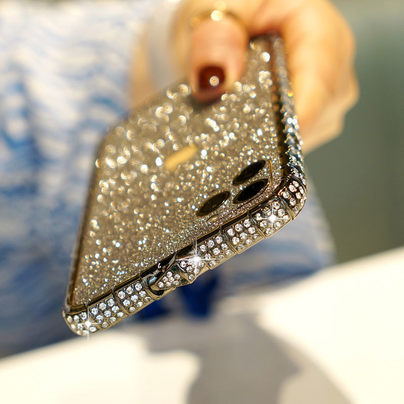 Luxury Glitter Women's Phone Case with Diamonds