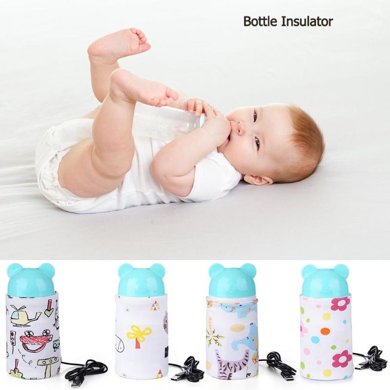 Portable USB Milk Warmer Bag for Baby Bottles