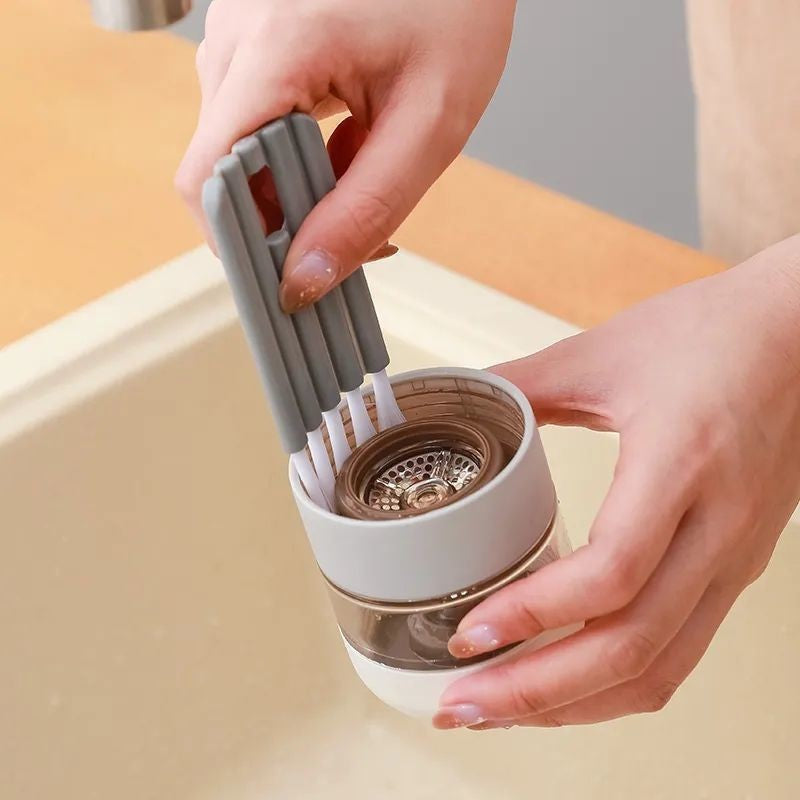 Multi-Purpose Brush Set for Baby Bottles and Caps