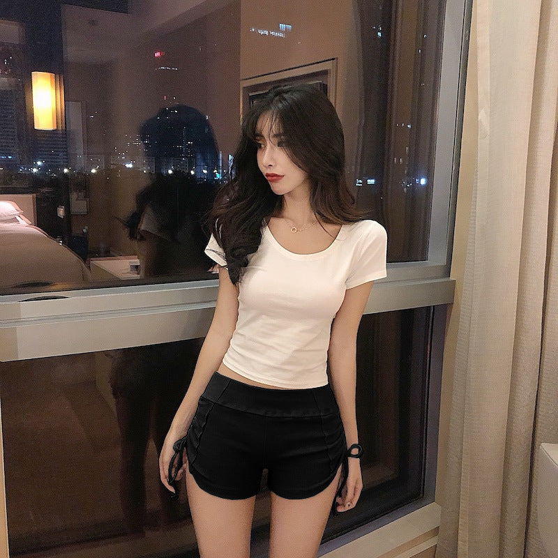 High-Waisted Athletic Shorts for Fitness and Sports
