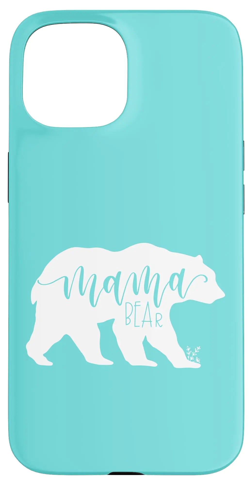 iPhone 15 Mama Bear Teal Phone Cases Momma Bear JLZ043 Case