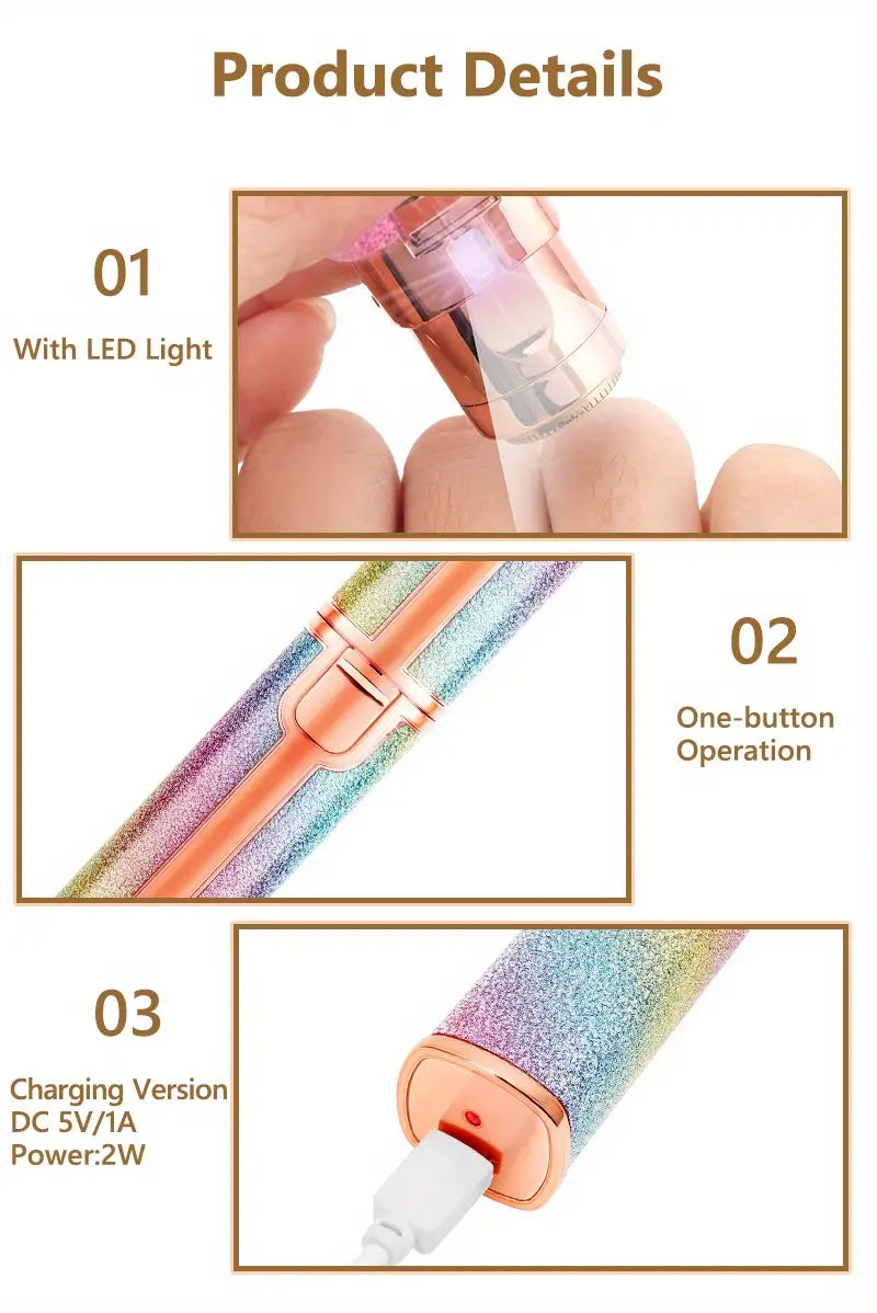 2-in-1 Eyebrow Razors and Facial Hair Remover Shaver