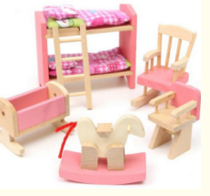 DIY Creative Miniature Wooden Furniture for Kids