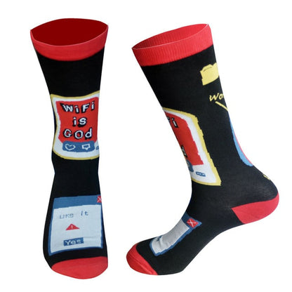 Funny British Style Casual Men's Socks - New Arrival