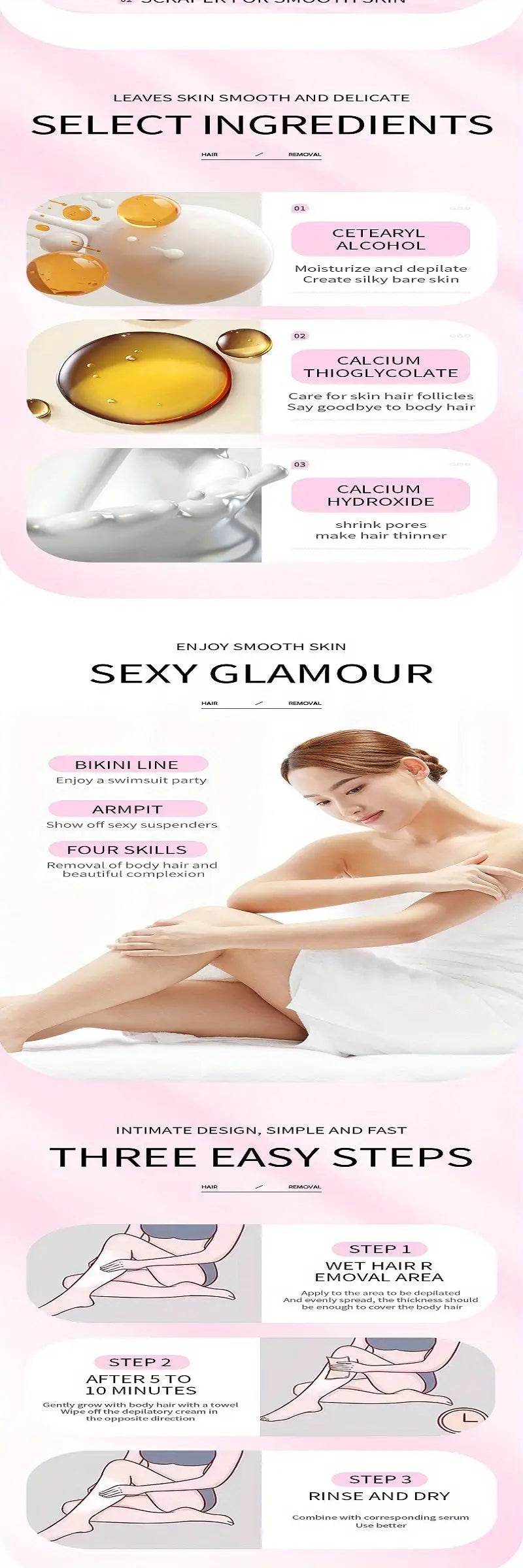 Moisturizing Smooth Hair Shaving Cream for Easy Use