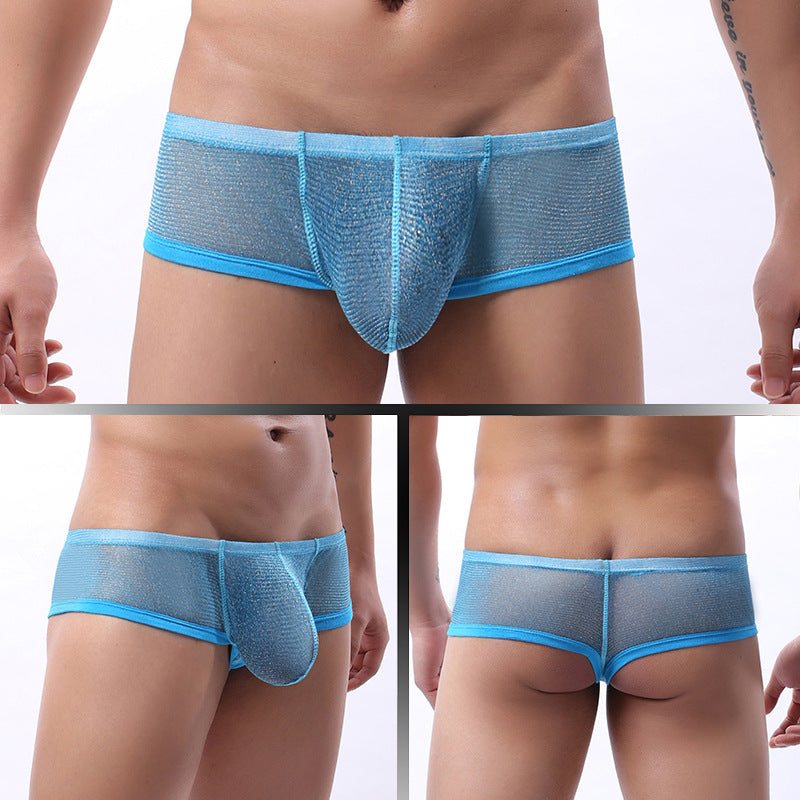 Breathable Mesh Men's Low Waist Underwear