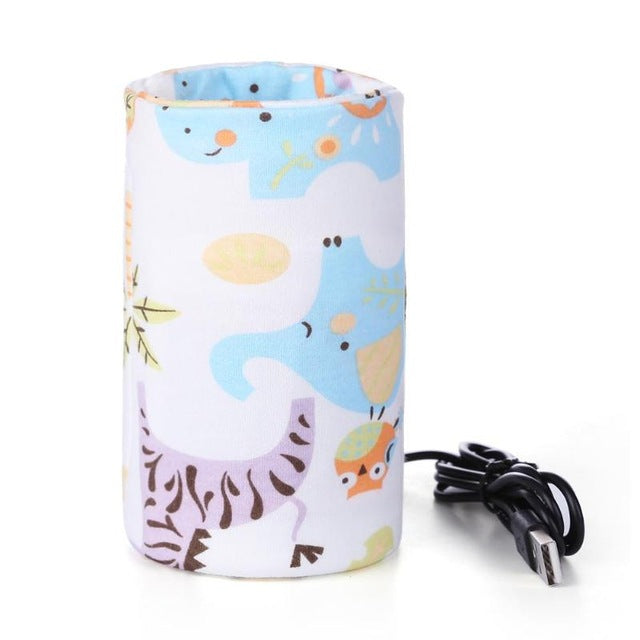 Portable USB Milk Warmer Bag for Baby Bottles