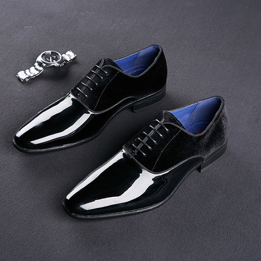 Men's Formal British Pointy Low Top Business Shoes