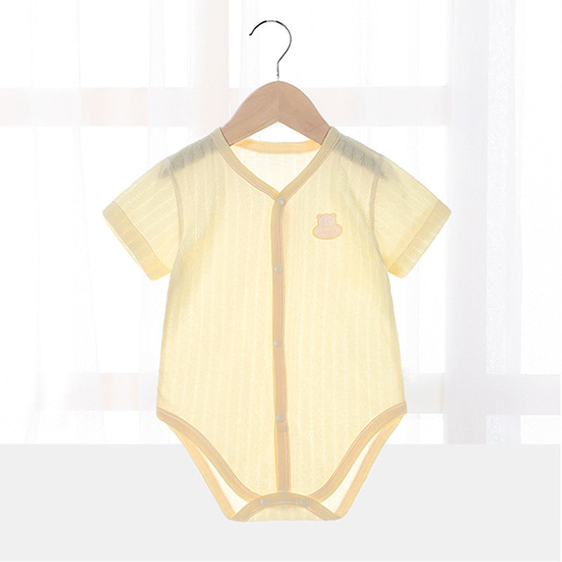 Summer Short Sleeve Newborn Bodysuits for Kids