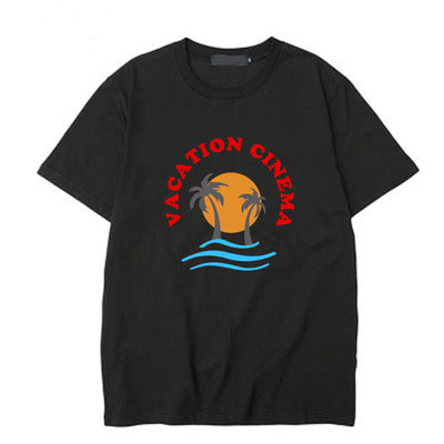 Unisex Summer Short Sleeve Loose Couple T-Shirts