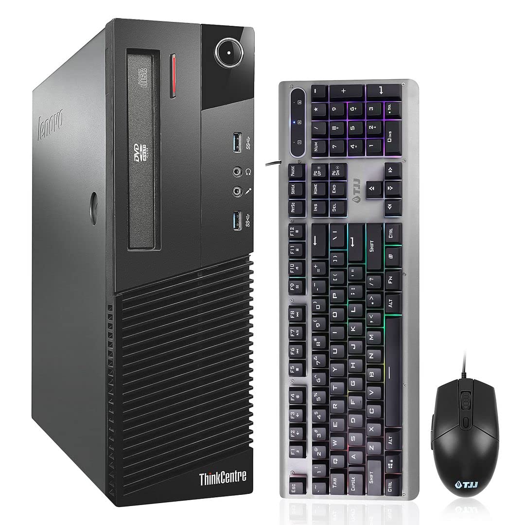 Lenovo SFF PC i5 4570 ThinkCentre Desktop High Performance 16GB RAM New 1TB SSD AC8260 WiFi DVD Windows 10 Pro (Renewed)