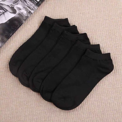 Men's Low-Cut Cotton Shallow Mesh Socks