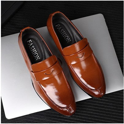 Men's British Style Pointed Toe Business Dress Shoes