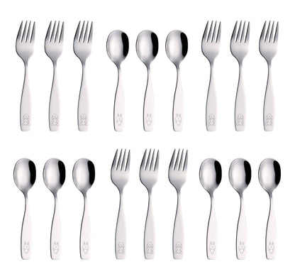 ANNOVA Childrens Flatware Set (SS S18 Forks & Spoons)