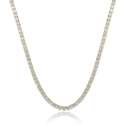 Gold Zircon Necklace