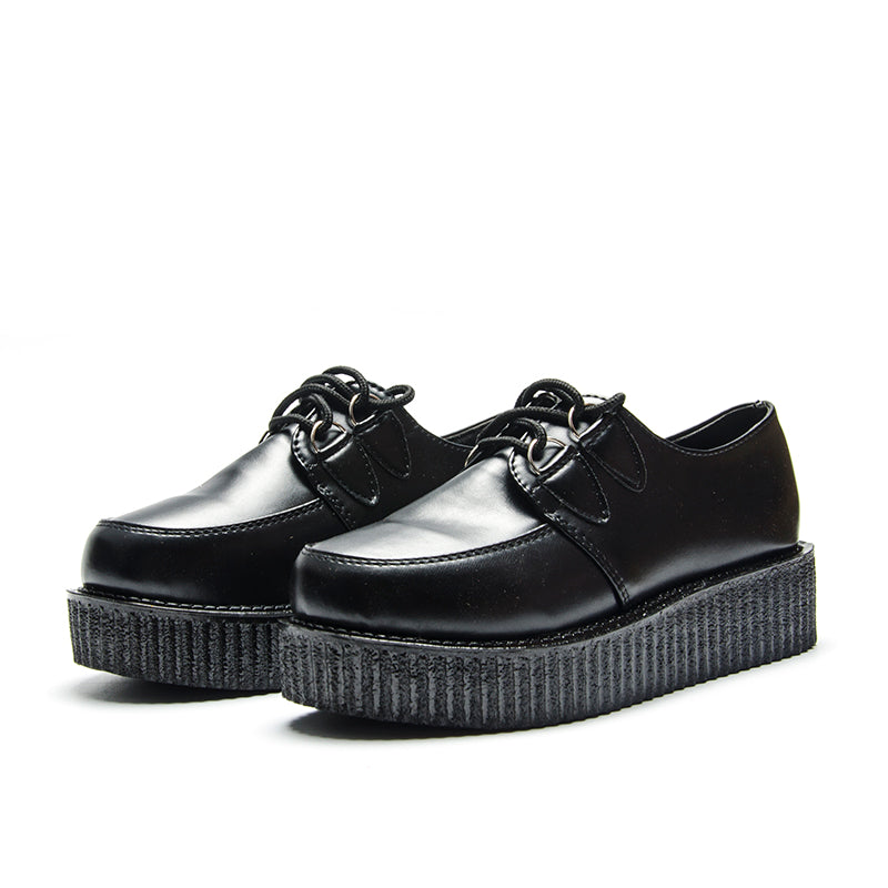 Leather Shoes, Platform Shoes, Flat Shoes, Star Design
