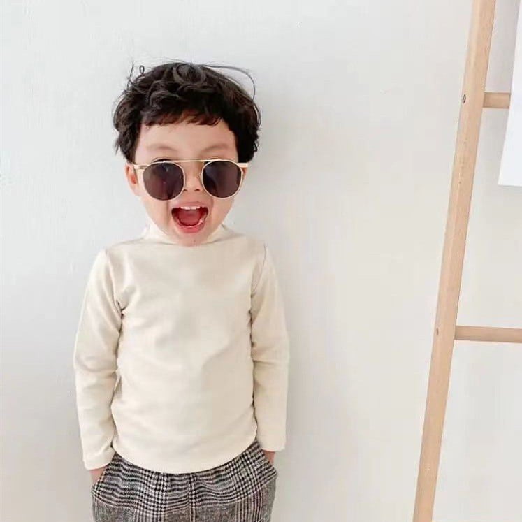 Autumn Winter Long Sleeve T-shirts for Kids and Cashmere Tops