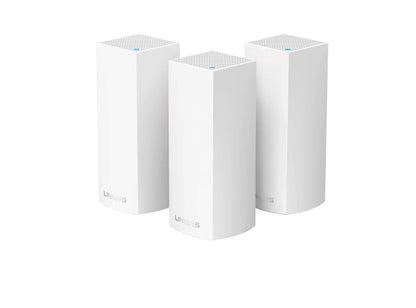 Linksys Velop Mesh Home WiFi System 6000 Sq. ft Coverage 60+ Devices Speeds up to (AC2200) 2.2Gbps - WHW0303