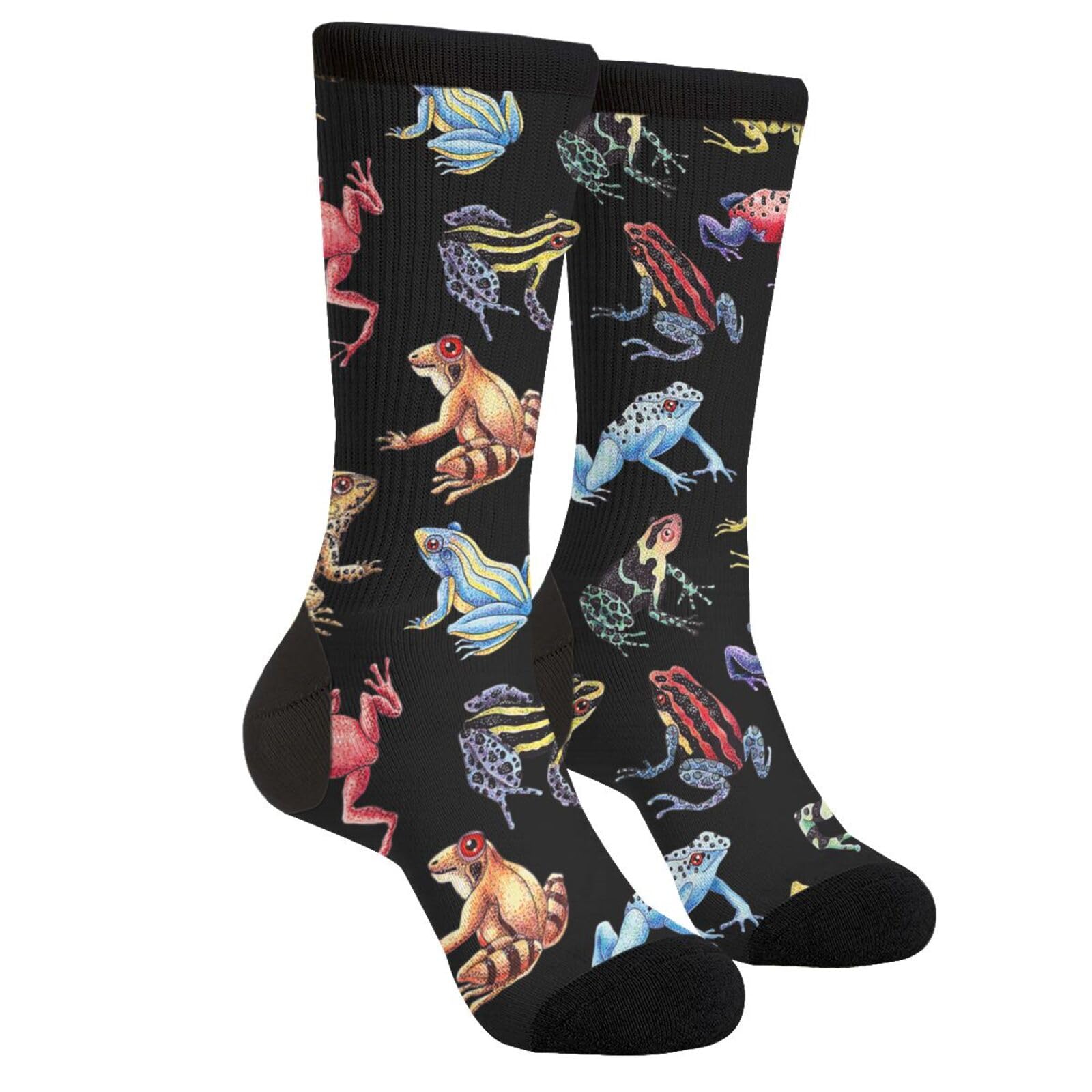 Mens Novelty Funny Frog Socks Crazy Socks Fashion Casual Socks