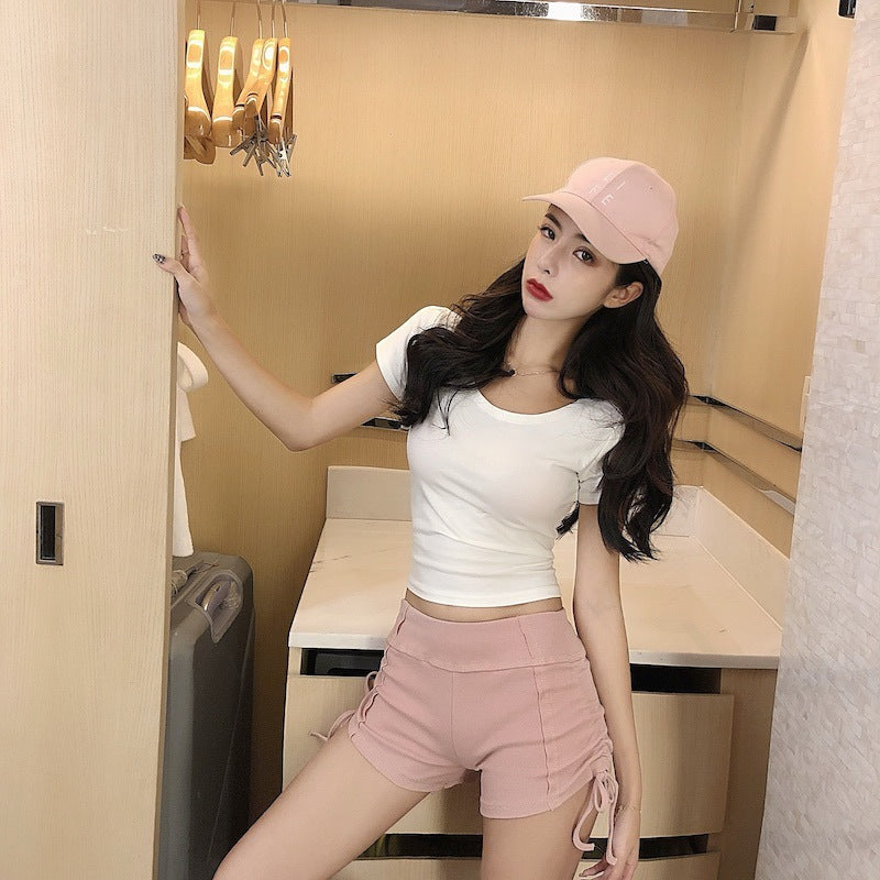 High-Waisted Athletic Shorts for Fitness and Sports