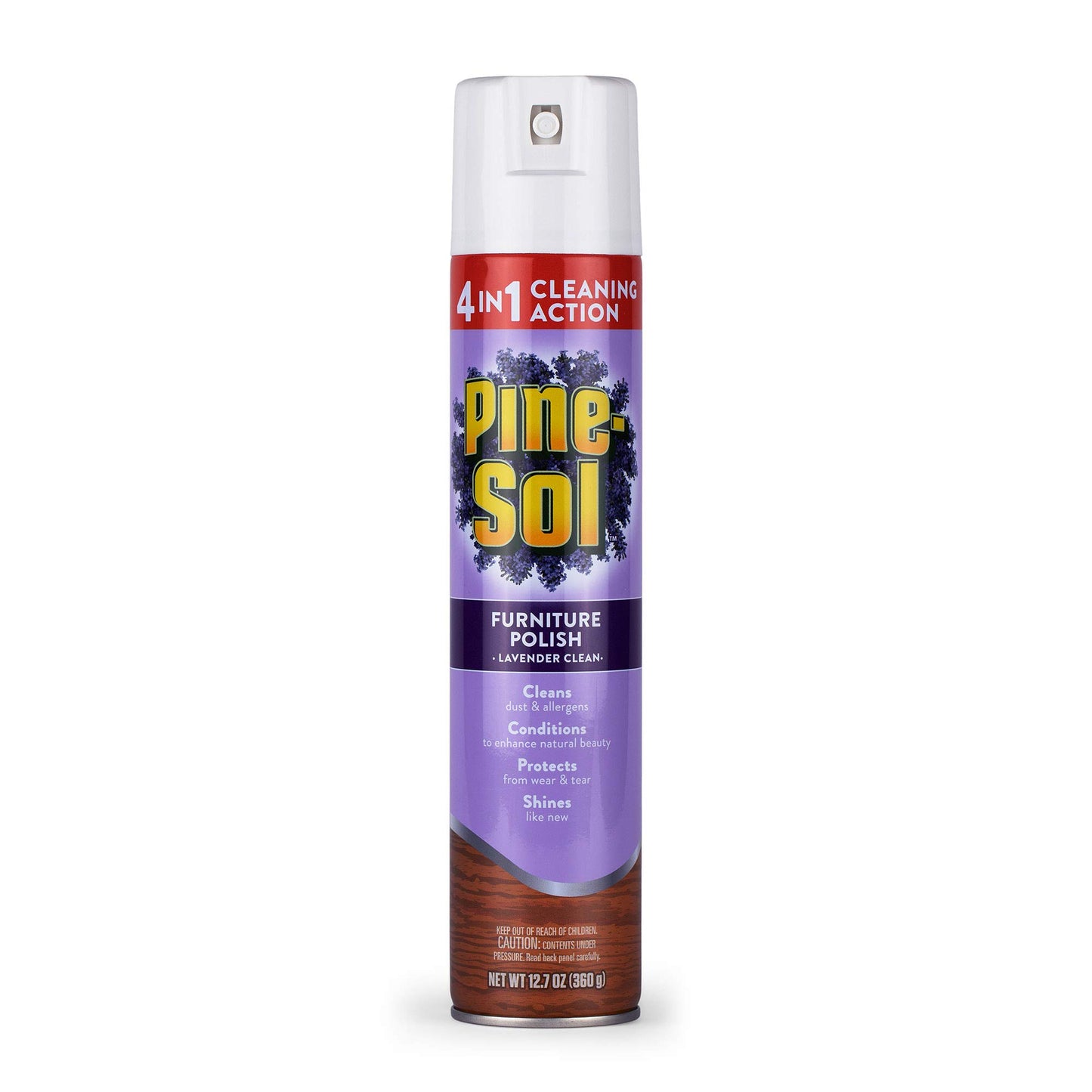 Pine-Sol Furniture Polish | Wood Furniture Polish Spray | Wood Polish Spray for Your Furniture Gives You A Powerful Clean You Can Trust | 12.7 Ounces Fresh Lavender Scent