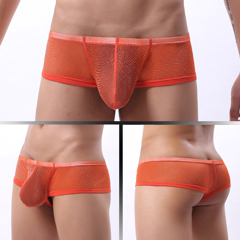 Breathable Mesh Men's Low Waist Underwear