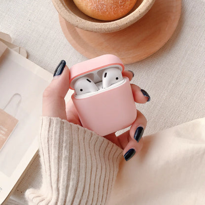 Cute Simple Hard Case for Apple AirPods Wireless Earbuds