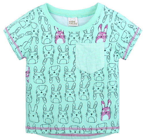 "Knitted Cotton Baby Short-Sleeved T-Shirt for All"