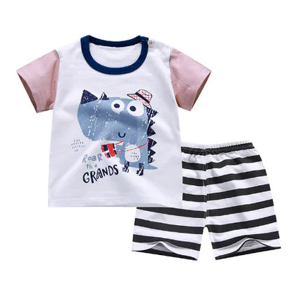 Pure Cotton Korean Baby T-shirts for Boys and Girls