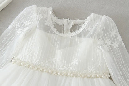 Long Sleeve Baby Wedding Dress