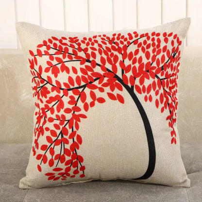 Linen Printed Pillows for Car and Couch Decoration