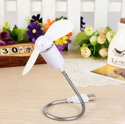 Snake-Shaped Mini Fan for Laptops and Notebooks