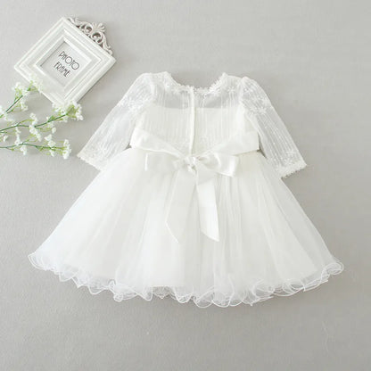 Long Sleeve Baby Wedding Dress