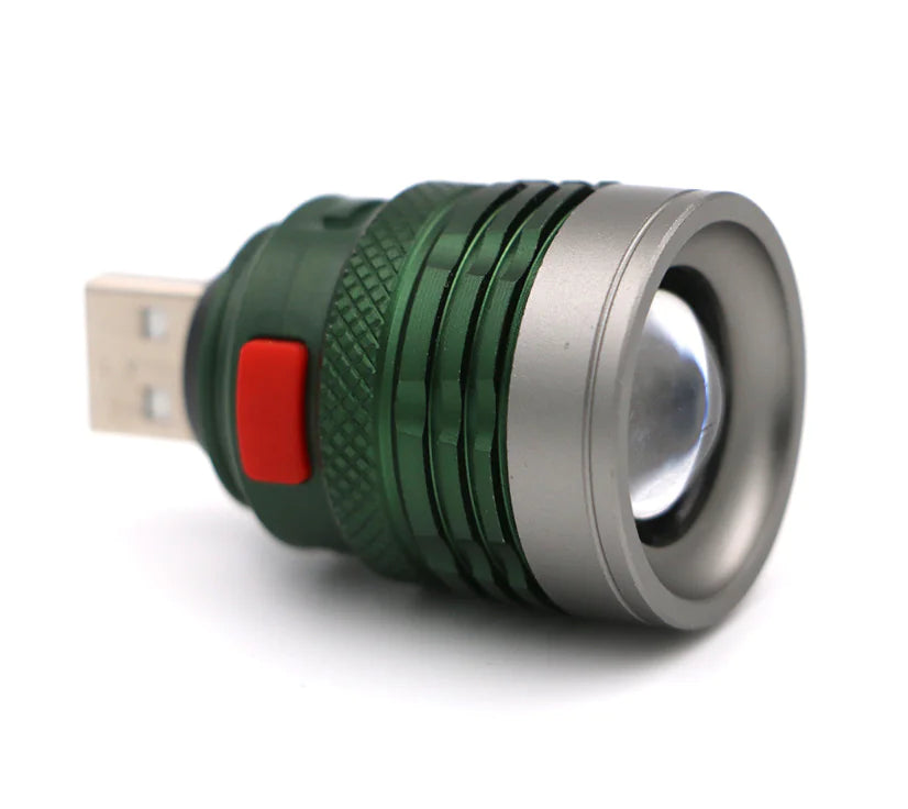 LED Lighting USB Rechargeable Portable Flashlight