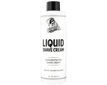 Suavecito Liquid Shave Cream 8 oz. Mens Shaving Professional Product For Machine Use Only